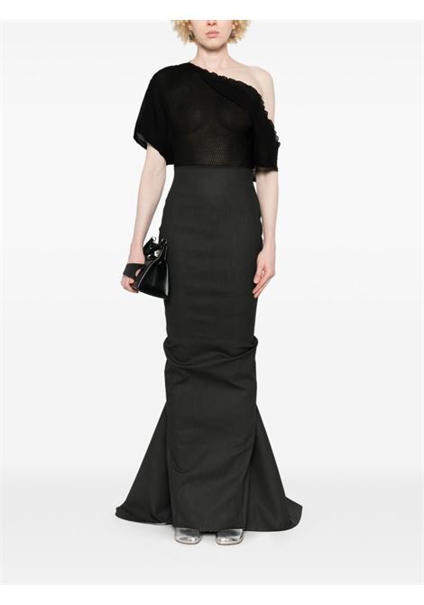 Black Coda maxi skirt Rick owens - women RICK OWENS | RO02D3386SMT09